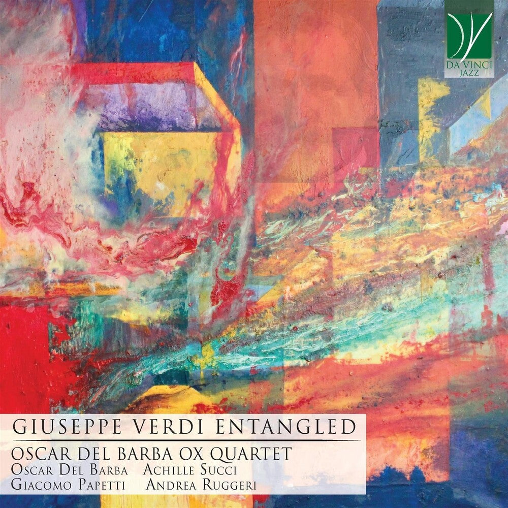 the album cover for Del Barba, Oscar - Giuseppe Verdi Entangled