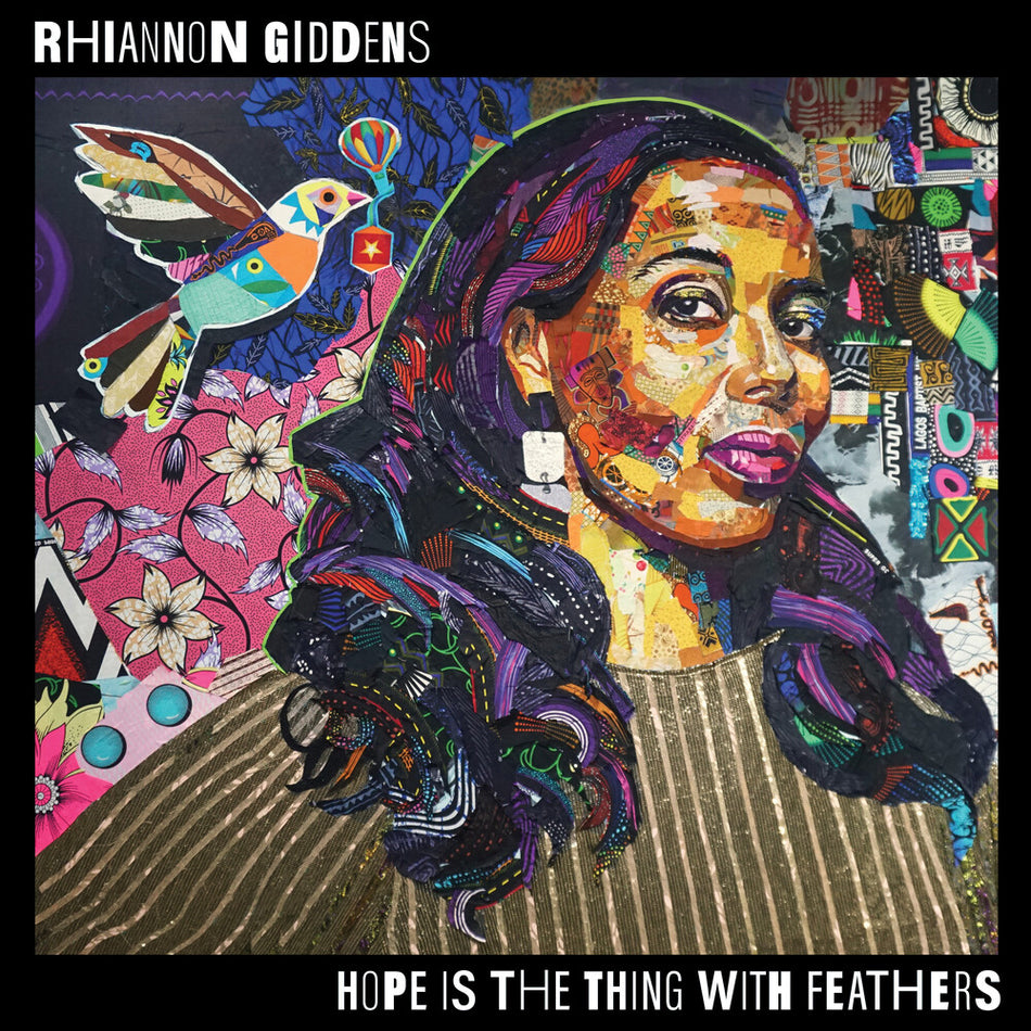 the album cover for Rhiannon Giddens - Hope is the Thing with Feathers