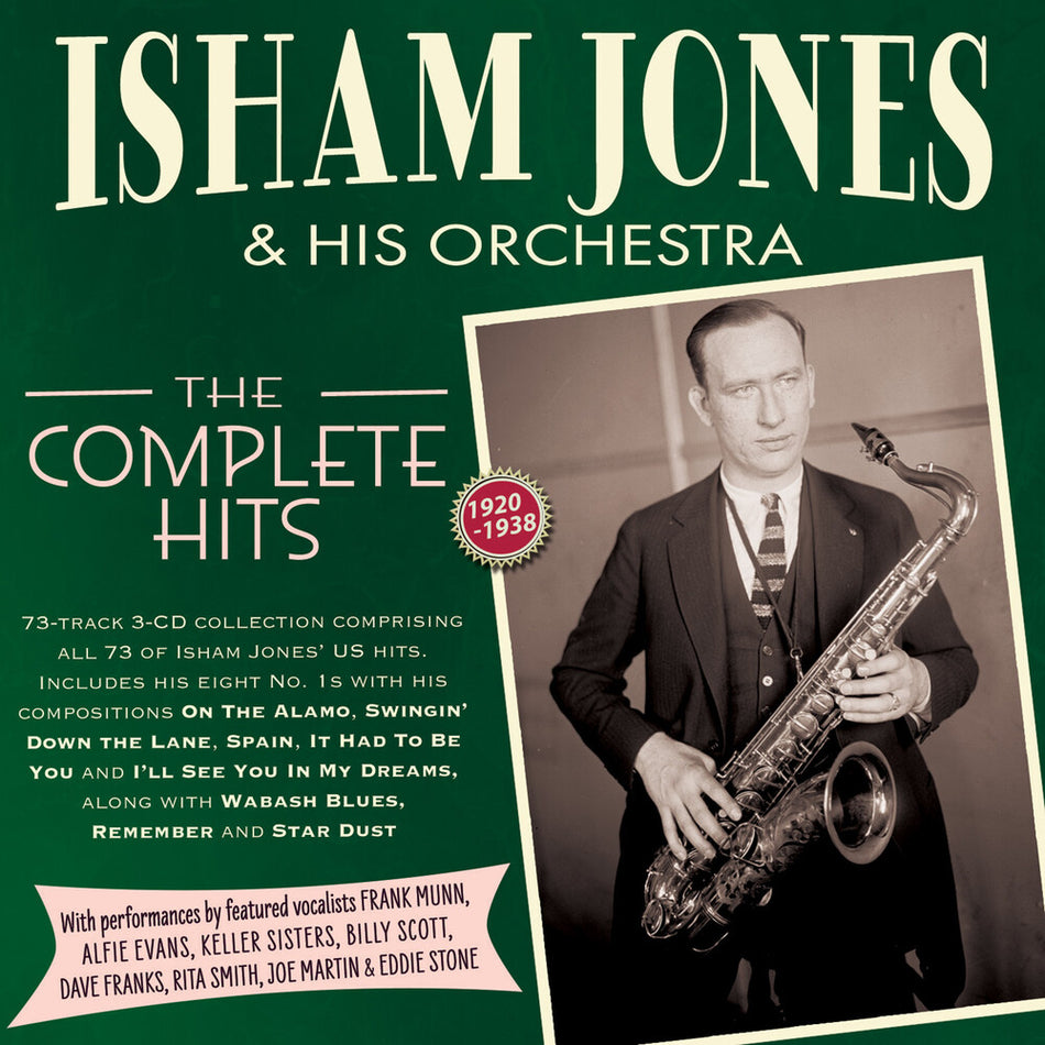 the album cover for Jones, Isham & His Orchestra - The Complete Hits 1920-38