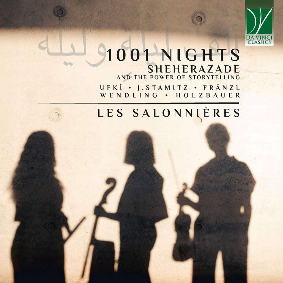 the album cover for Les Salonnieres - 1001 Nights Ã¢Â€Â“ Sheherazade & the Power of Storytelling