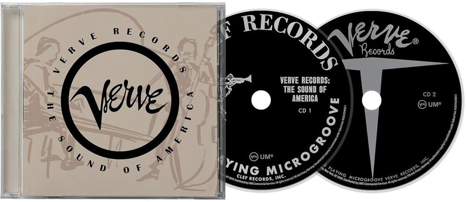the album cover for Various Artists - Verve Records: The Sound Of America