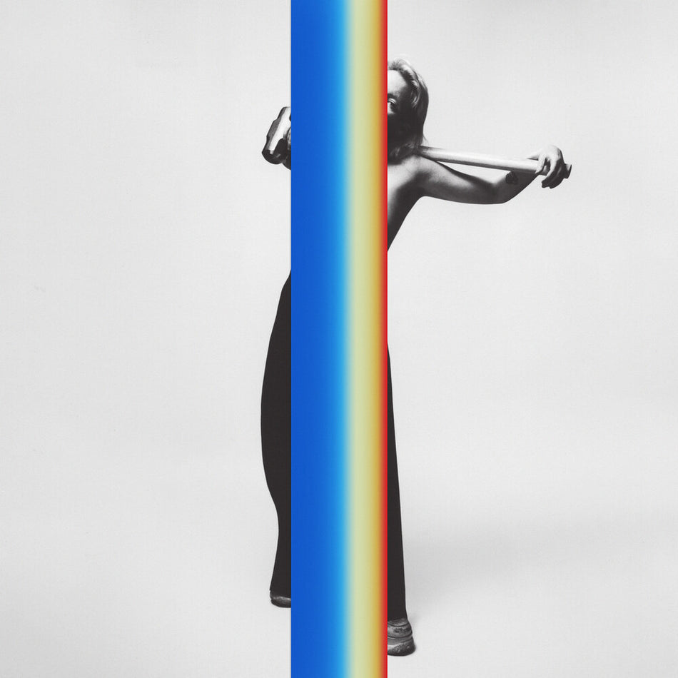 the album cover for Sylvan Esso - Ow [Black]