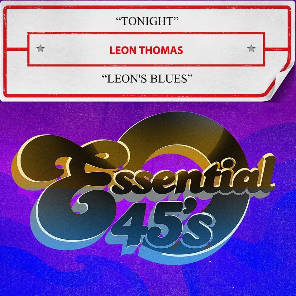 the album cover for Leon Thomas - Tonight / Leon's Blues (Mod)