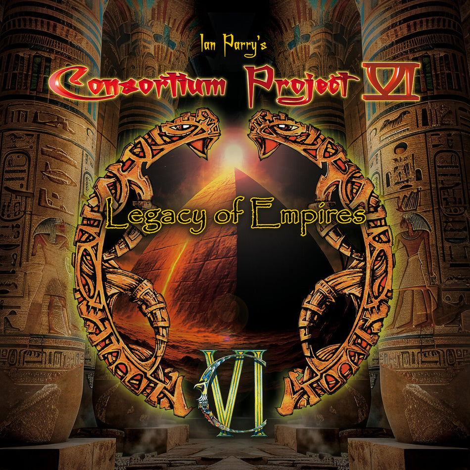 the album cover for Ian Consortium Project Vi Parry - Legacy of Empires