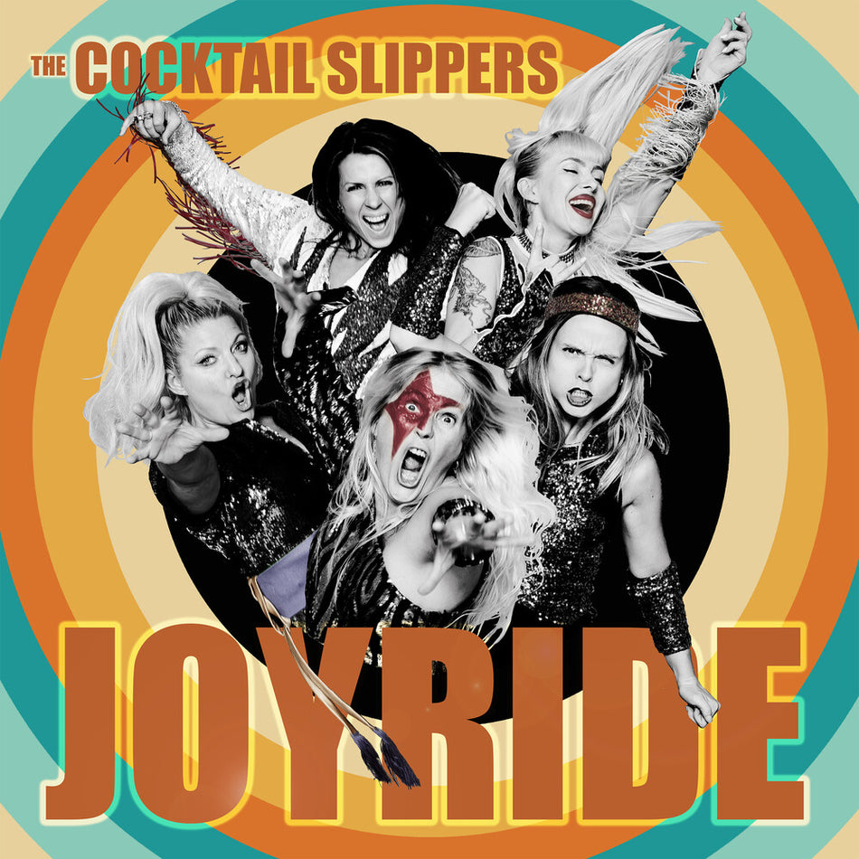 the album cover for Cocktail Slippers - Joyride