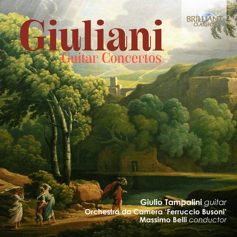 the album cover for Giulio Tampalini - Giuliani: Guitar Concertos