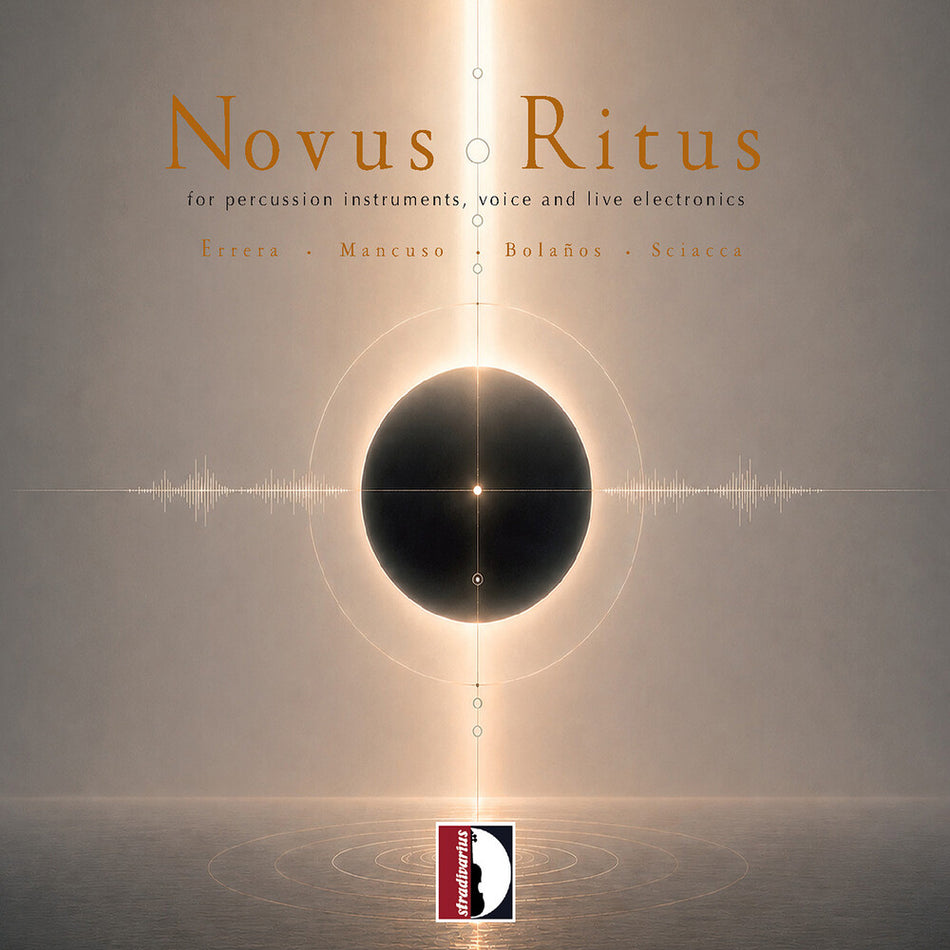 the album cover for Antonino Errera - Novus Ritus