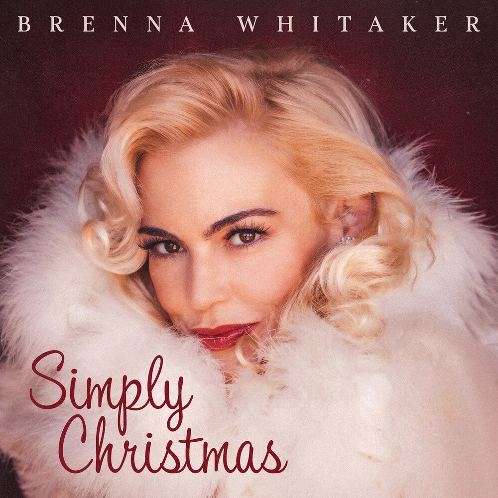 the album cover for Brenna Whitaker - Simply Christmas