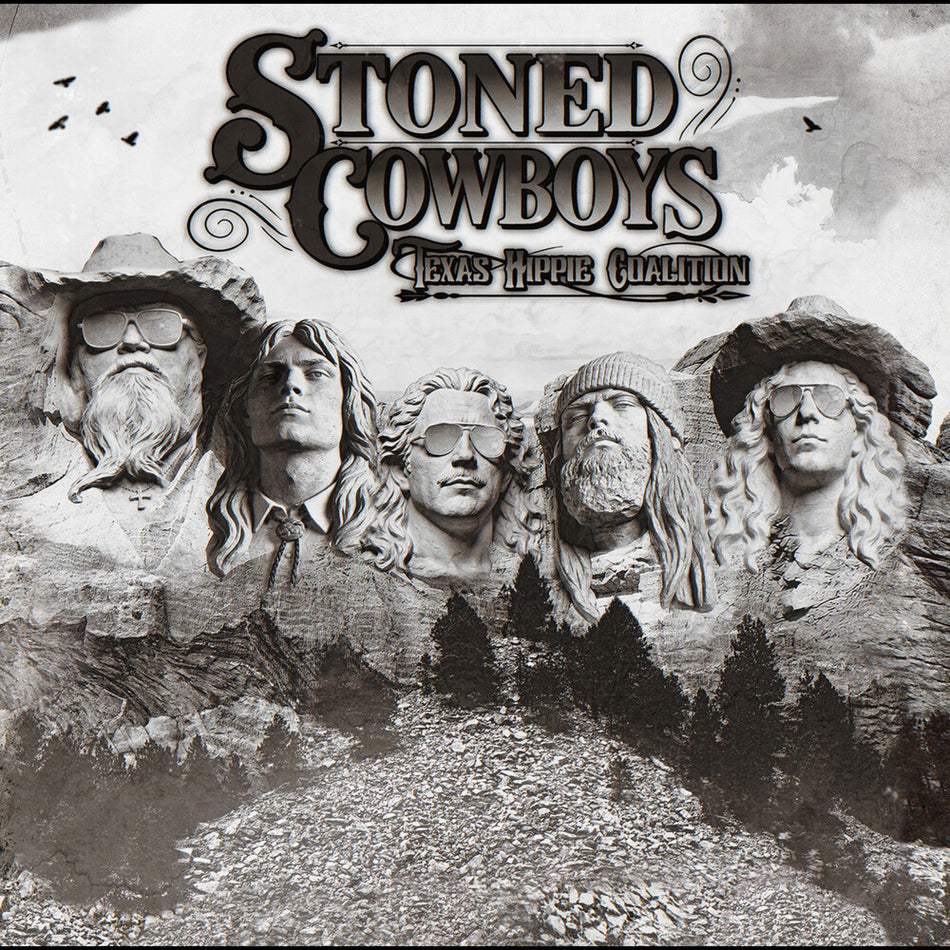 the album cover for Texas Hippie Coalition - Stoned Cowboys