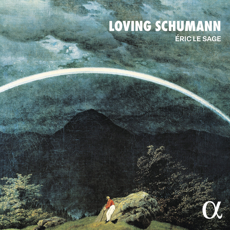 the album cover for Eric Sage  Lee - Loving Schumann