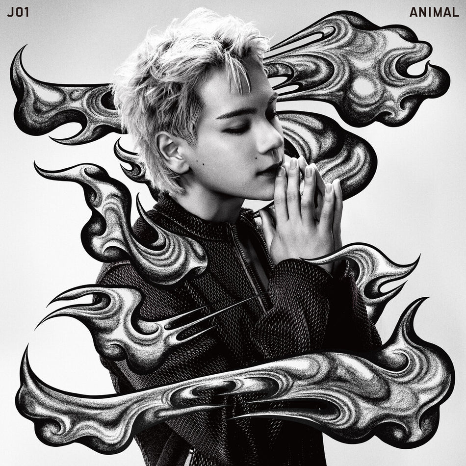the album cover for JO1 - ANIMAL [Member Solo Jacket ver. MÁME]