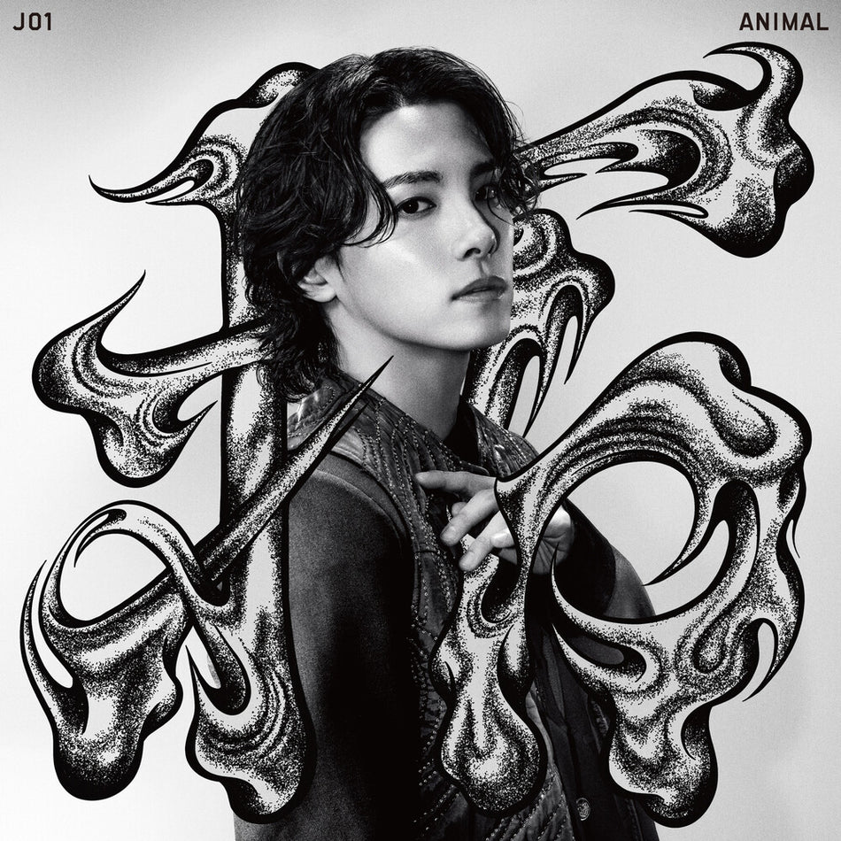 the album cover for JO1 - ANIMAL [Member Solo Jacket Ver Takumi]