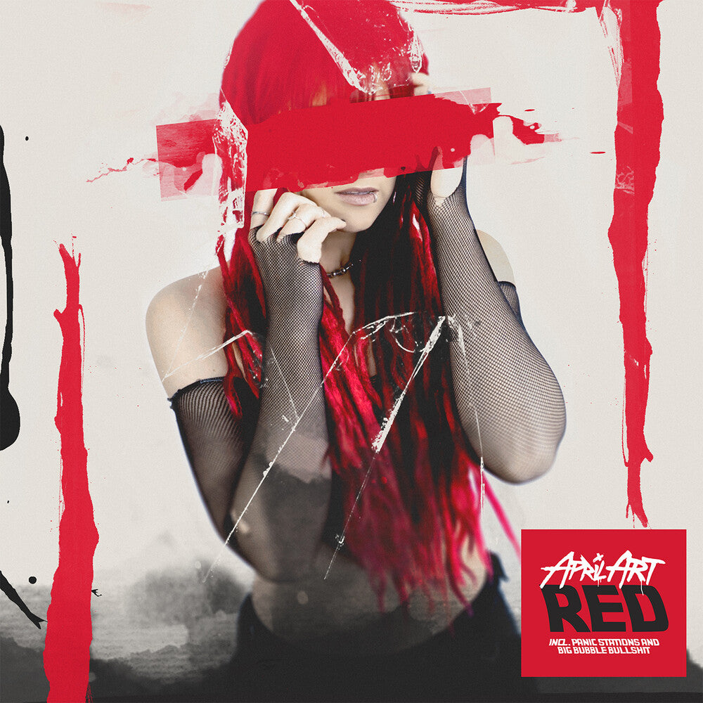 the album cover for April Art - Red