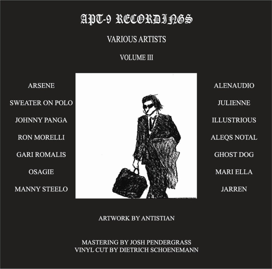 the album cover for Apt-9 Recordings Vol. 3 / Various - Apt-9 Recordings Vol. 3 / Various