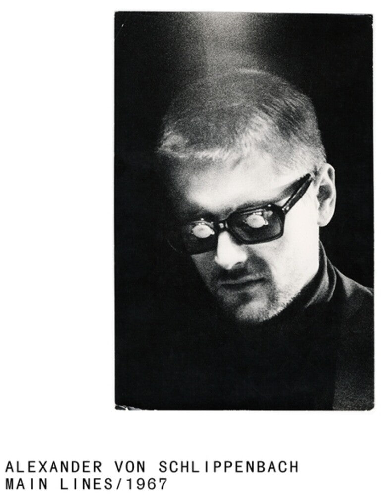 the album cover for Von Alexander Schlippenbach - Main Lines / 1967