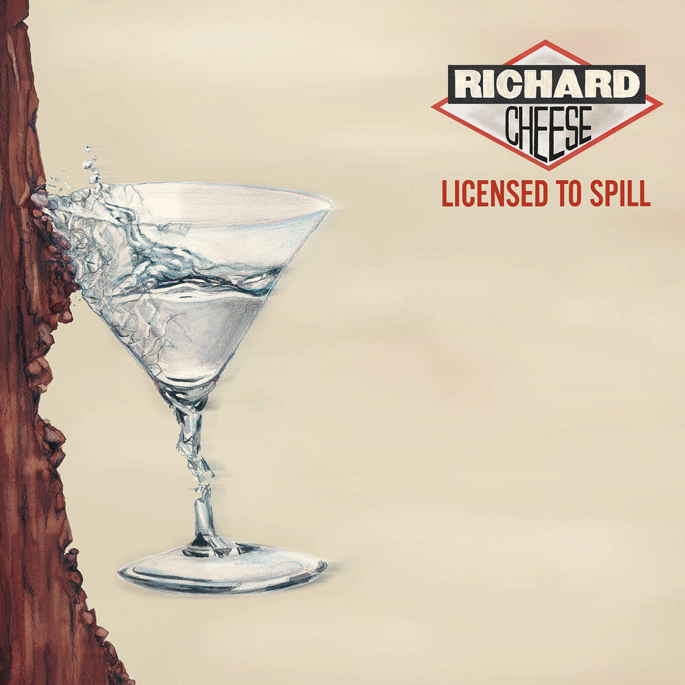 the album cover for Richard Cheese - Licensed To Spill [Clear Vinyl]