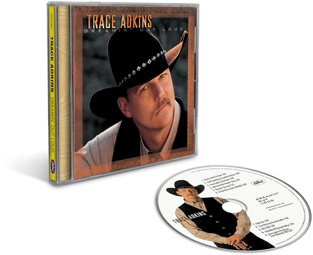 the album cover for Trace Adkins - Dreamin Out Loud (Aniv)