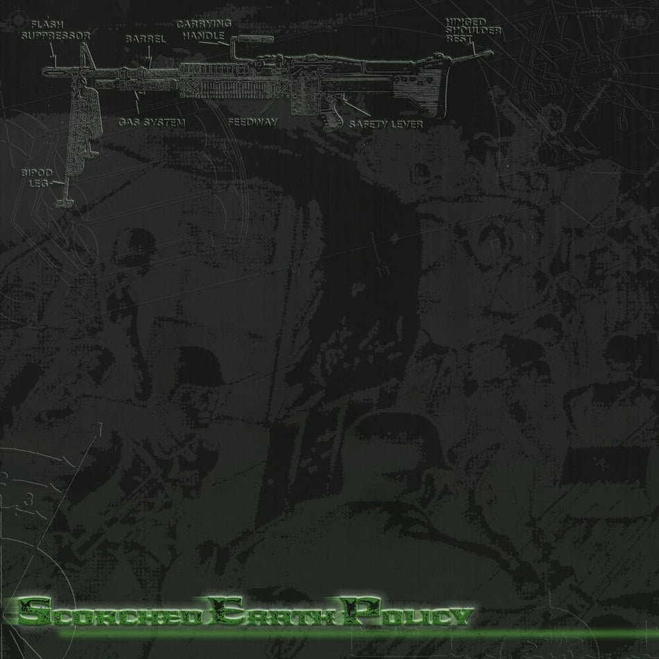 the album cover for Scorched Earth Policy - Scorched Earth Policy