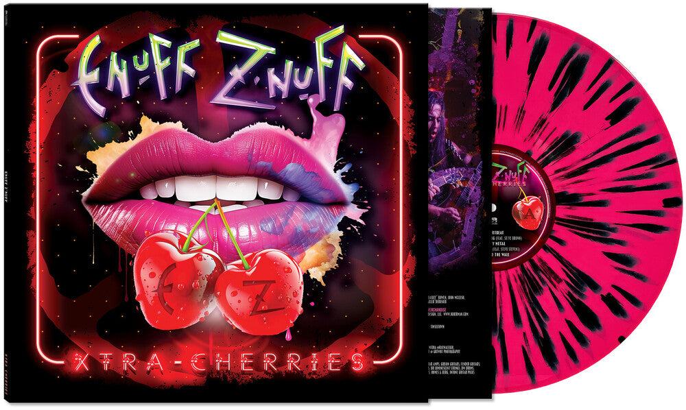 the album cover for Enuff Z'Nuff - Live at the Whisky-A-Go-Go  [Pink/Black Marble]