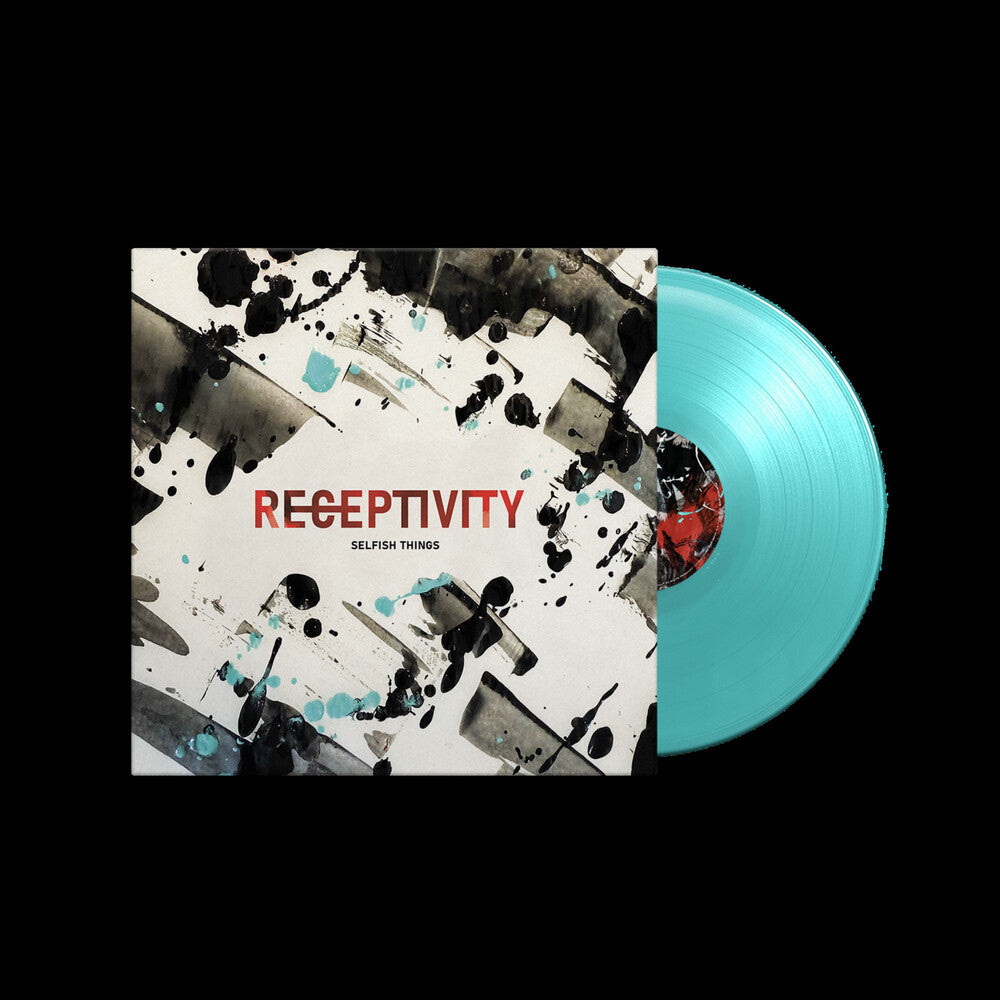 the album cover for Selfish Things - Receptivity [Transparent Turquoise]