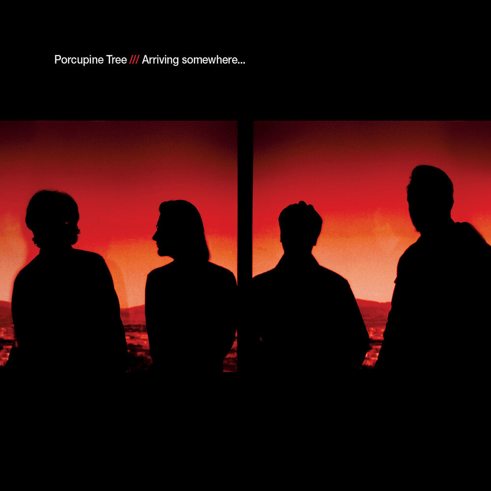 the album cover for Porcupine Tree - Arriving Somewhere