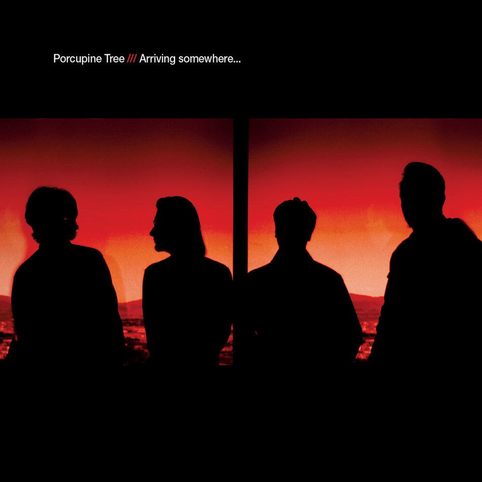 the album cover for Porcupine Tree - Arriving Somewhere