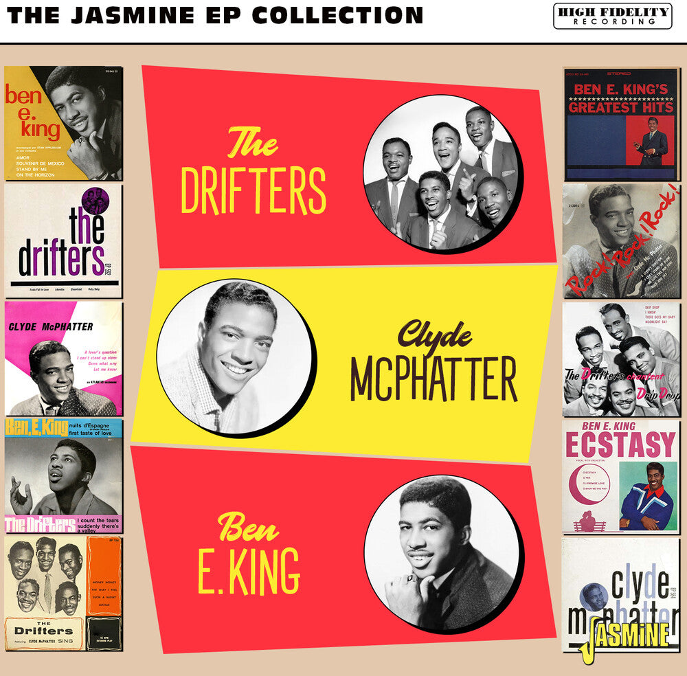 the album cover for Drifters / Clyde Mcphatter  / King,Ben E - Jasmine Ep Collection (Uk)