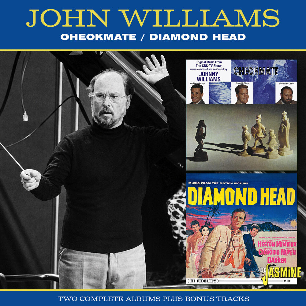 the album cover for John Williams - Checkmate / Diamond Head - 2 Complete Albums Plus