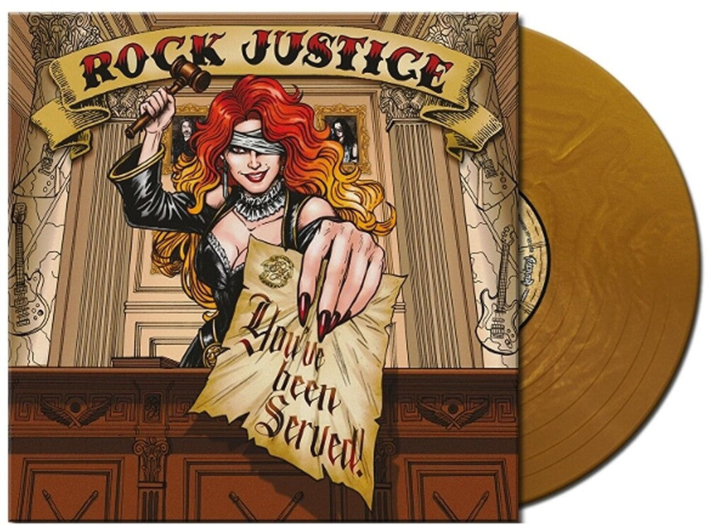 the album cover for Rock Justice - You've Been Served [Colored Vinyl] [Reissue]