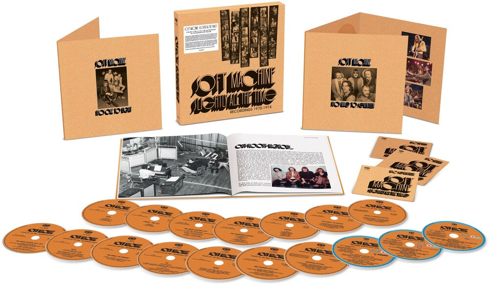 the album cover for Soft Machine - Slightly All The Time: Recordings 1970-1974 (Box)