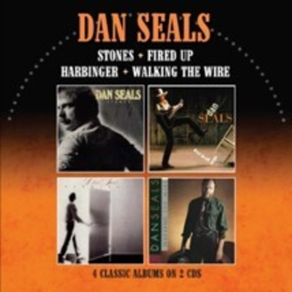 the album cover for Dan Seals - Stones / Fired Up / Harbinger / Walking The Wire