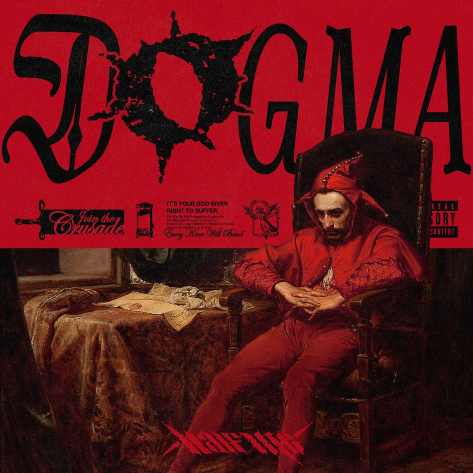 the album cover for Half Me - Dogma [Colored Vinyl] [Limited Edition] (Red) (Spla)