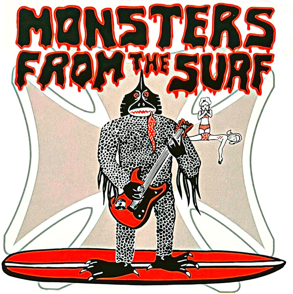 the album cover for Monsters From The Surf - Monsters From The Surf