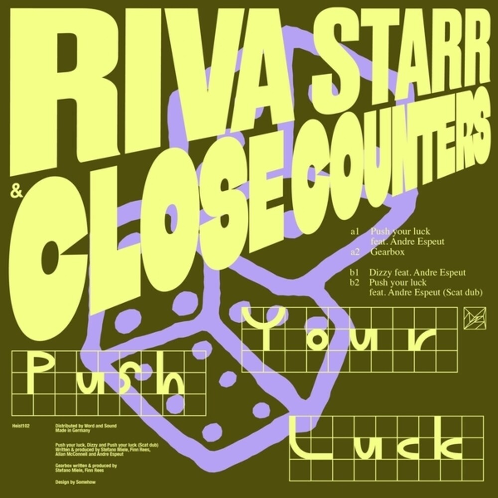 the album cover for Riva Starr  / Close Counters - Push Your Luck (Ep)