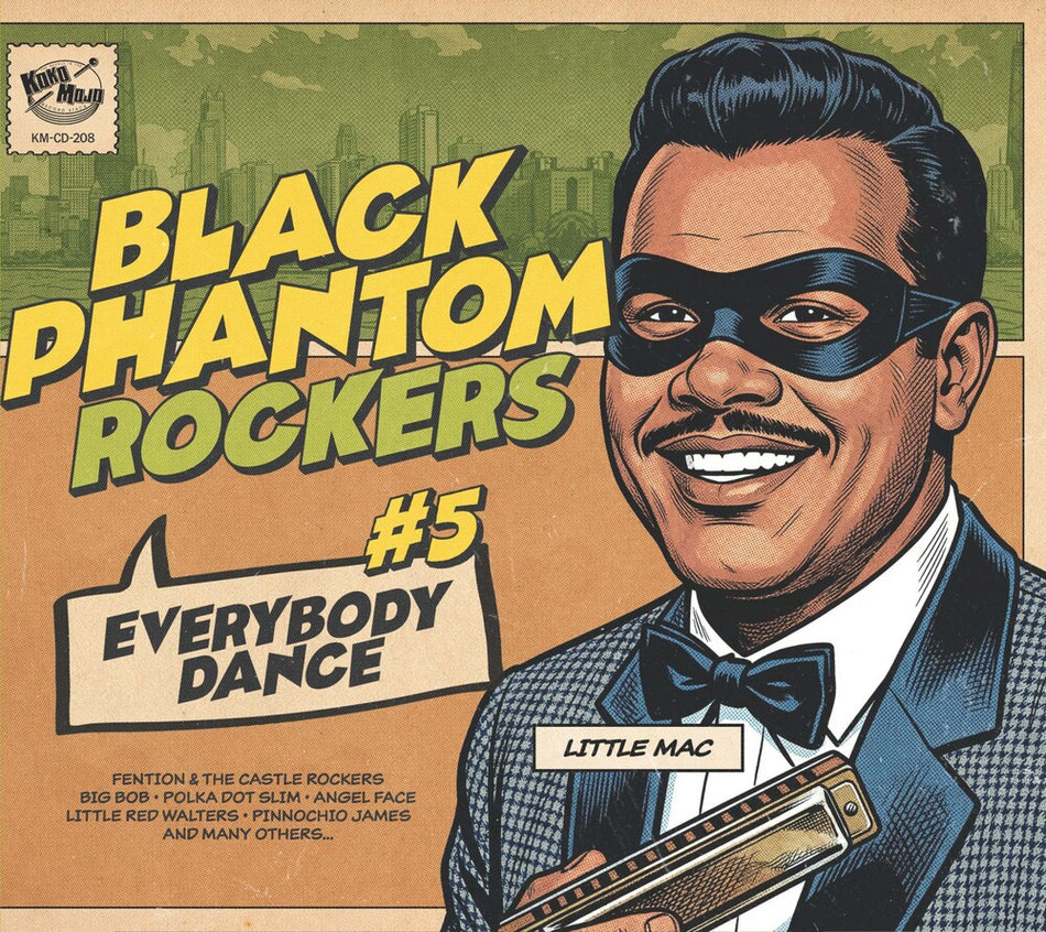 the album cover for Black Phantom Rockers 5 / Various - Black Phantom Rockers 5 / Various