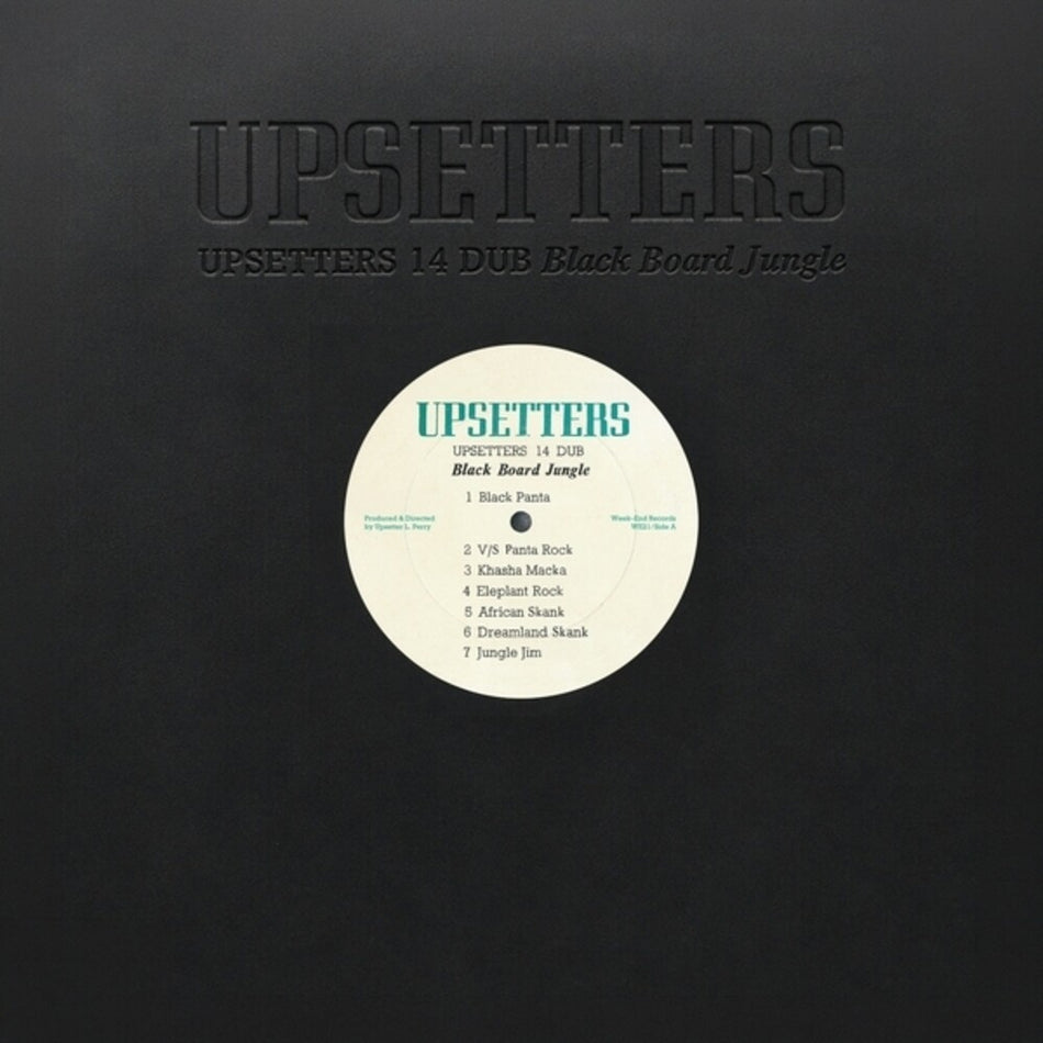 the album cover for Upsetters - Upsetters 14 Dub Black Board Jungle