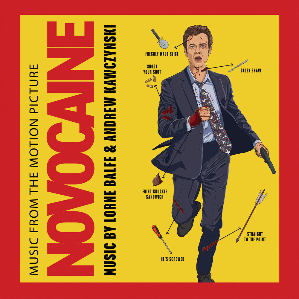 the album cover for Novocaine - O.S.T. (Colv) (Red) - Novocaine - O.S.T. [Colored Vinyl] (Red)