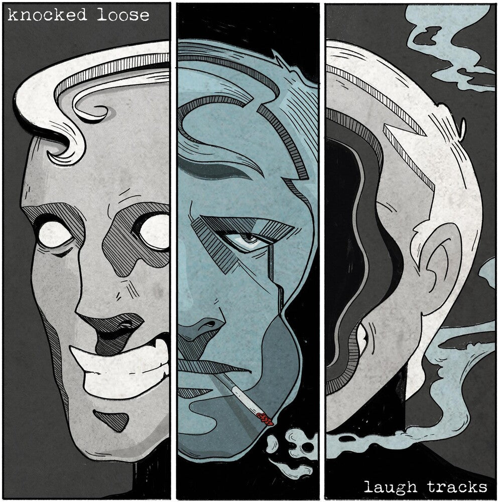 the album cover for Knocked Loose - Laugh Tracks [Colored Vinyl]