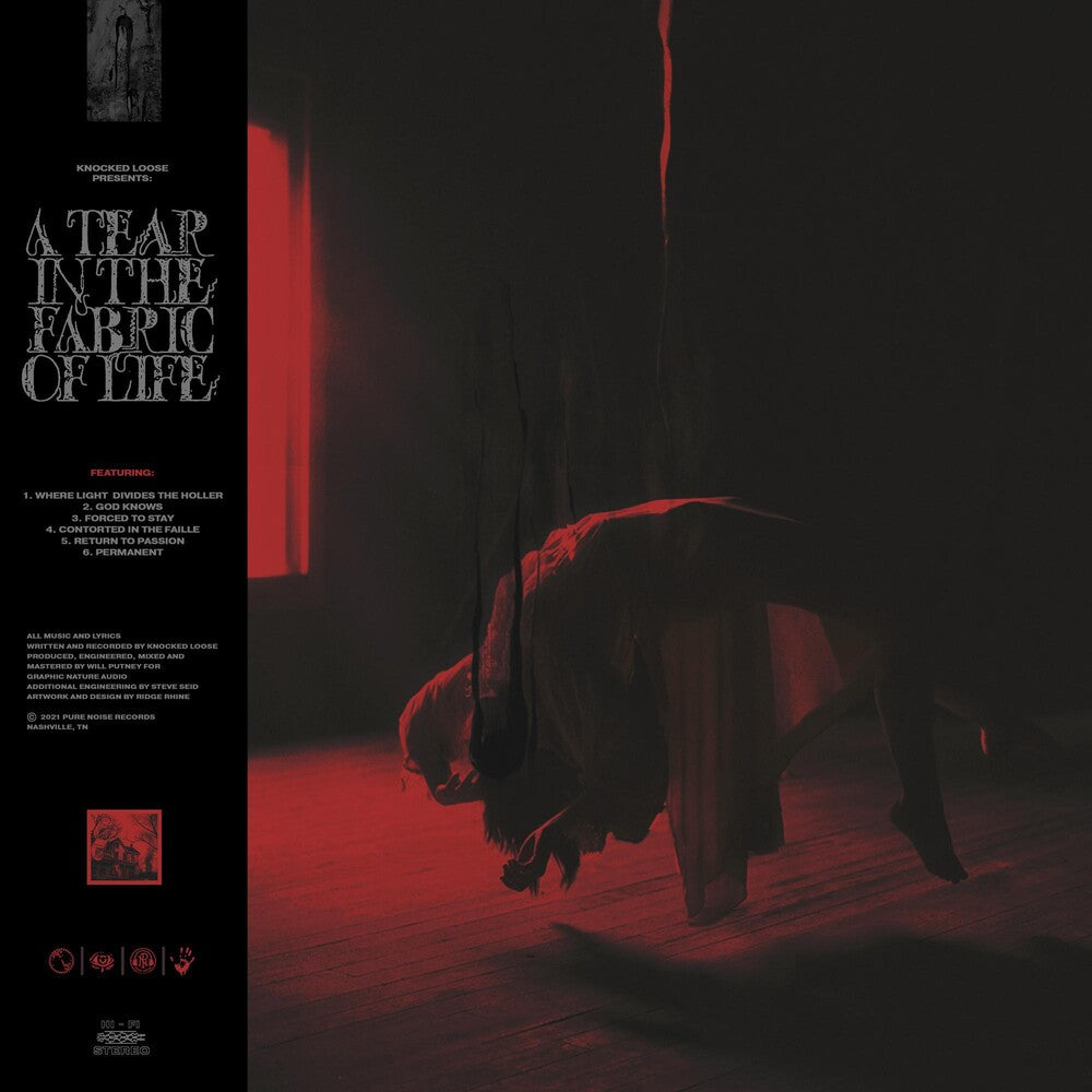 the album cover for Knocked Loose - Tear In The Fabric Of Life (Brwn) [Colored Vinyl]