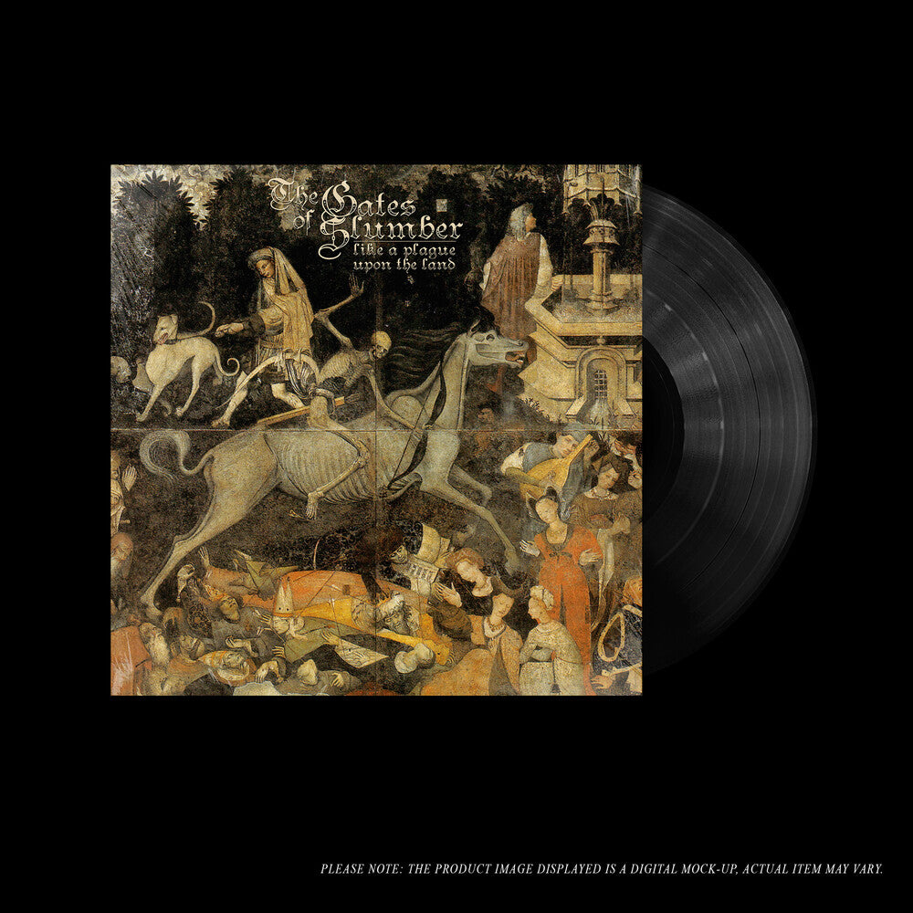 the album cover for Gates Of Slumber - Like a Plague Upon the Land