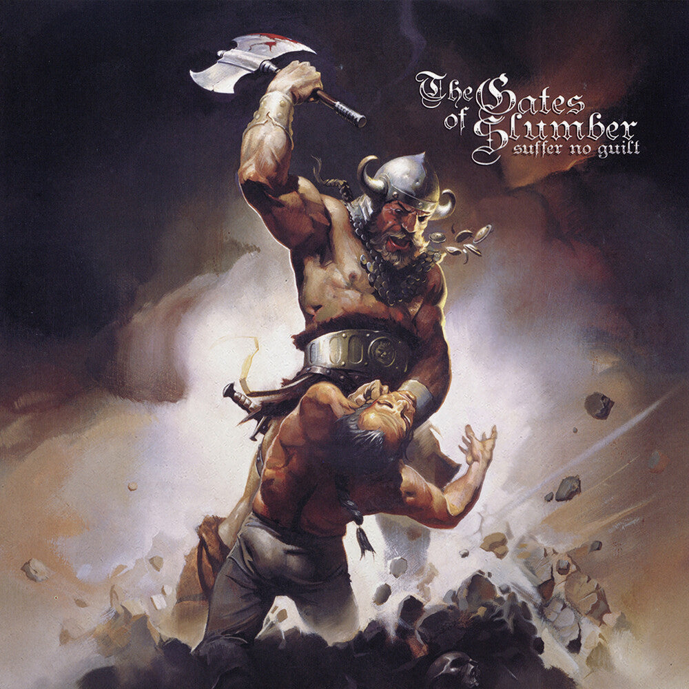 the album cover for Gates Of Slumber - Suffer No Guilt