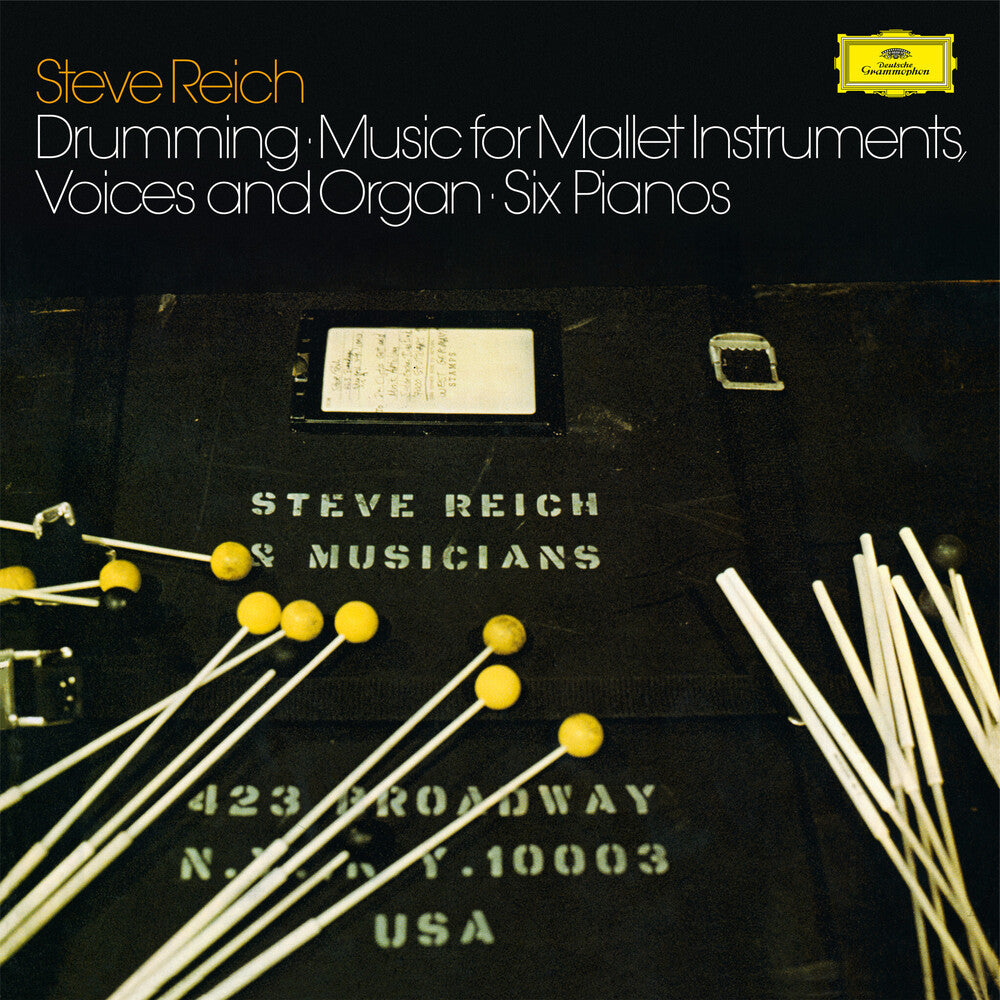 the album cover for Steve Reich - Reich: Drumming Music For Mallet Instruments [Limited Edition]