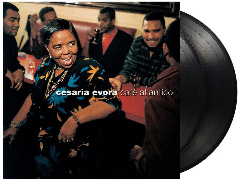 the album cover for Cesaria Evora - Cafe Atlantico (Blk) [180 Gram] (Hol)