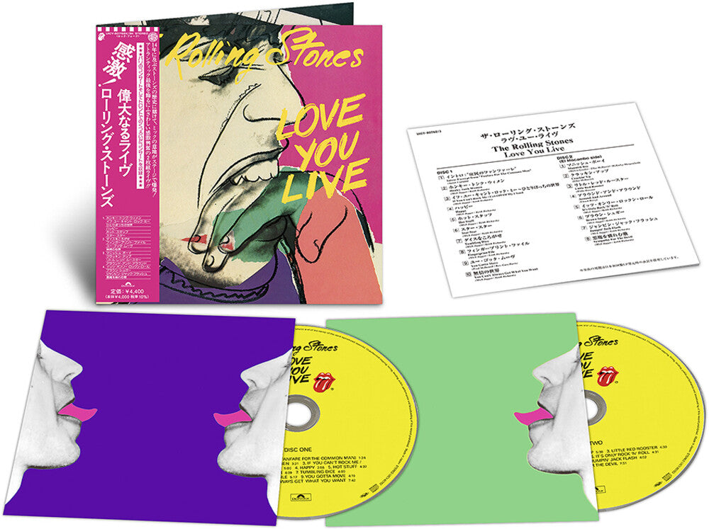 the album cover for Rolling Stones - Love You Live - Limited Shm Paper Sleeve (Jmlp)