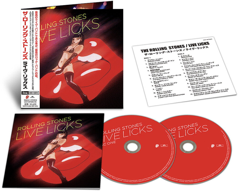the album cover for Rolling Stones - Live Licks - Limited Shm Paper Sleeve (Jmlp) [Limited Edition]