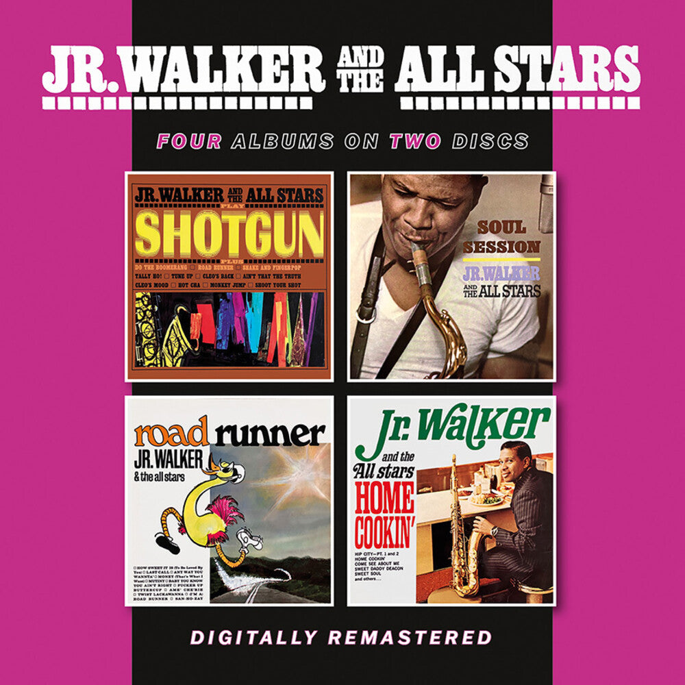 the album cover for Jr Walker  & The All Stars - Shotgun / Soul Session / Road Runner / Home (Uk)