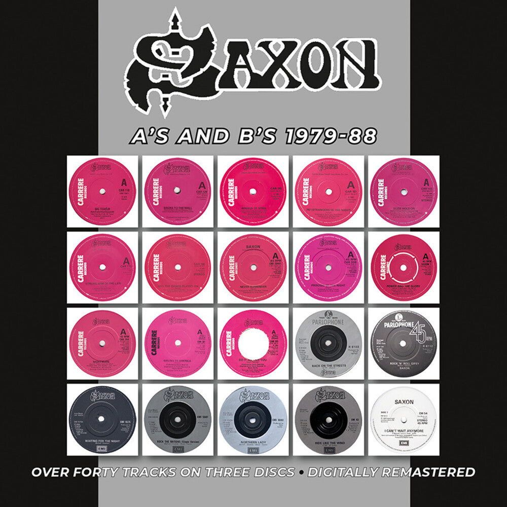 the album cover for Saxon - A's & B's 1979-1988 (Uk)
