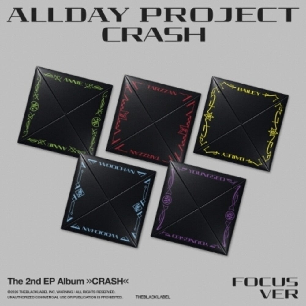 the album cover for Allday Project - Crash (Focus Version) (Asia)