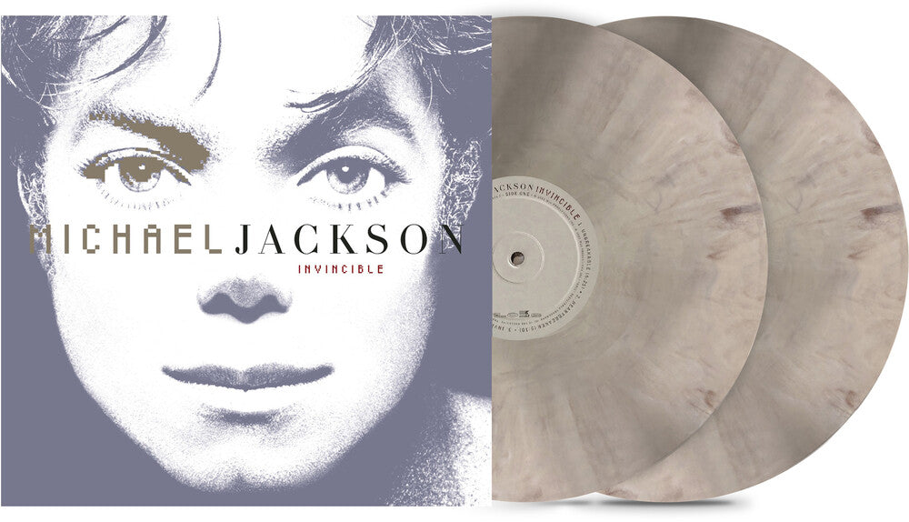 the album cover for Michael Jackson - Invincible - 25th Anniversary [Marbled Color]