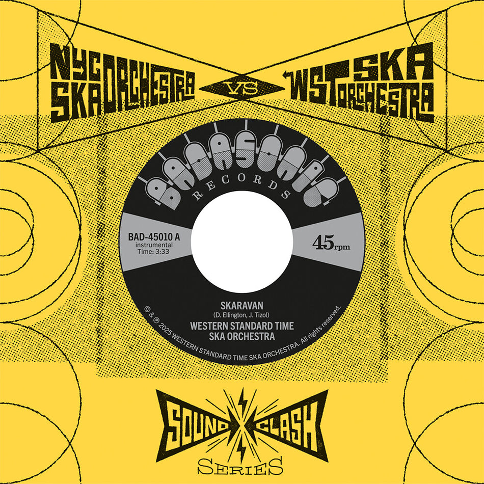 the album cover for Western Standard Time Ska Orchestra Vs New York City Ska Orchestra - SoundClash Vol. 4